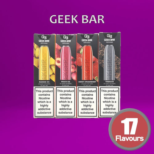 Geek Bar Range - Box Of 10